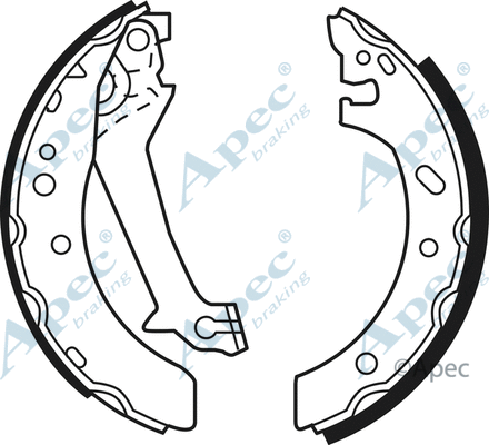 Brake Shoe Set (SHU614)