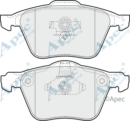 Brake Pad Set, disc brake (PAD1411)