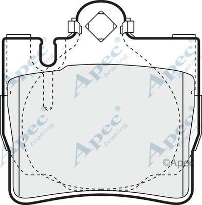 Brake Pad Set, disc brake (PAD1156)