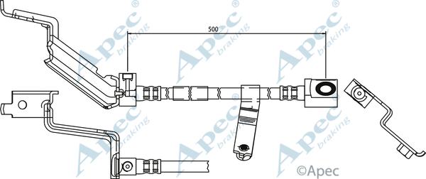Brake Hose (HOS3525)
