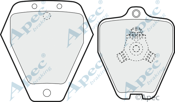 Brake Pad Set, disc brake (PAD1027)