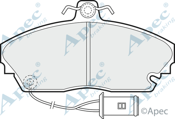 Brake Pad Set, disc brake (PAD544)