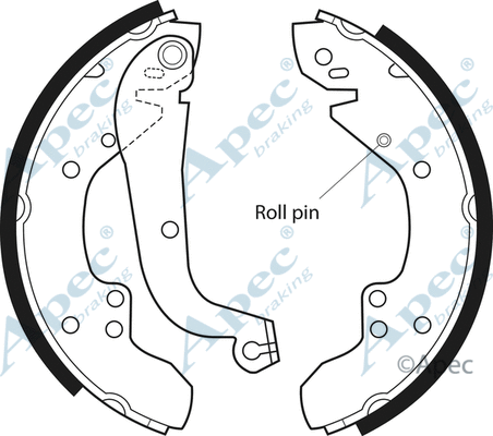 Brake Shoe Set (SHU354)