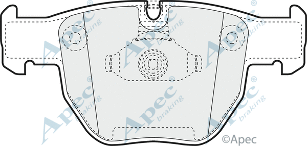 Brake Pad Set, disc brake (PAD1325)