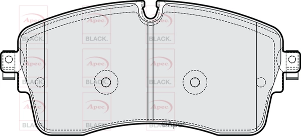Brake Pad Set, disc brake (PAD2286B)