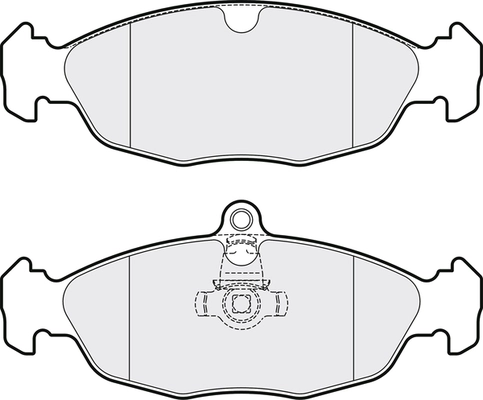 Brake Pad Set, disc brake (PD3448)