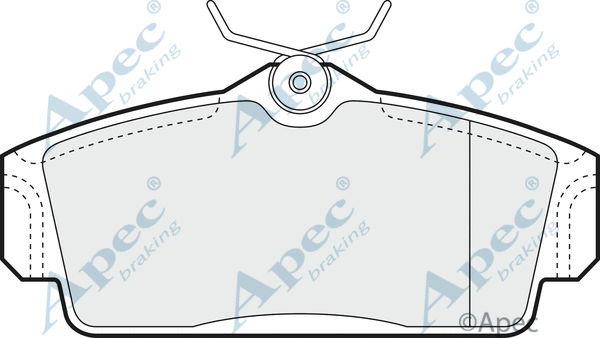 Brake Pad Set, disc brake (PAD1082)