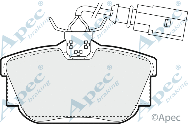 Brake Pad Set, disc brake (PAD1158)