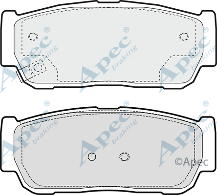 Brake Pad Set, disc brake (PAD1380)