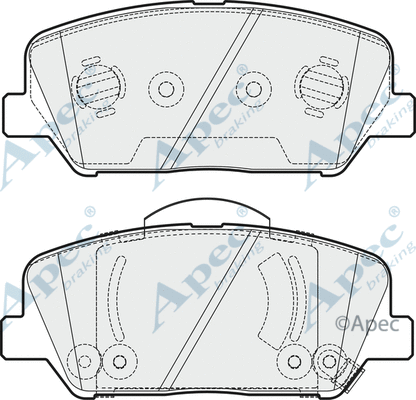 Brake Pad Set, disc brake (PAD1980)