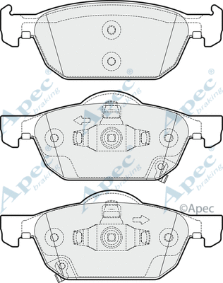 Brake Pad Set, disc brake (PAD1692)