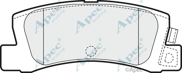 Brake Pad Set, disc brake (PAD1446)