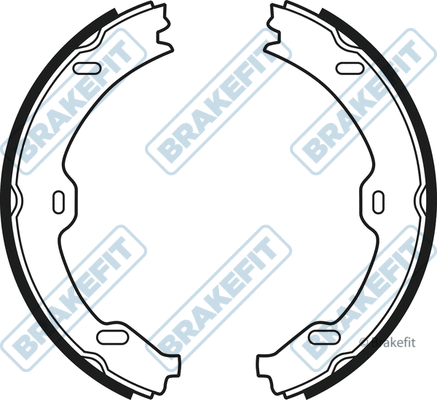 Brake Shoe Set, parking brake (BSH1051)