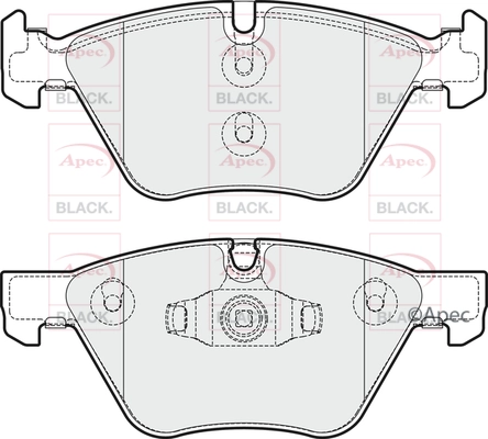Brake Pad Set, disc brake (PAD1699B)