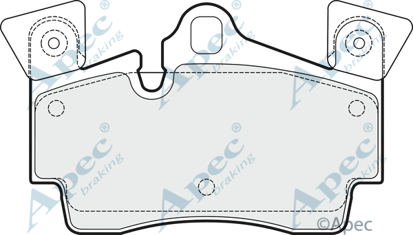Brake Pad Set, disc brake (PAD1522)