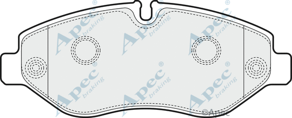Brake Pad Set, disc brake (PAD1597)