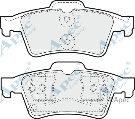 Brake Pad Set, disc brake (PAD1195)