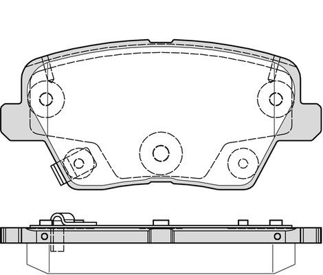 Brake Pad Set, disc brake (PD4022)