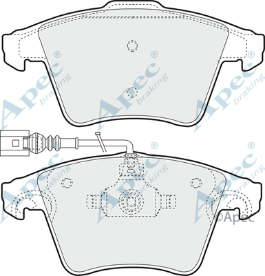 Brake Pad Set, disc brake (PAD1337)