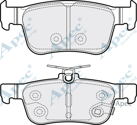Brake Pad Set, disc brake (PAD2136)