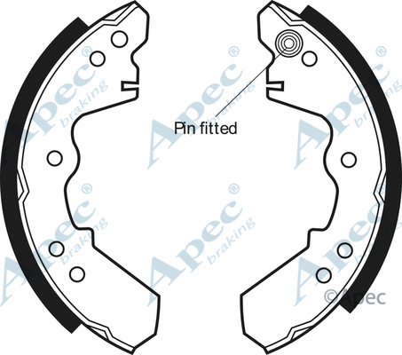 Brake Shoe Set (SHU396)