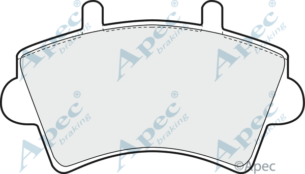 Brake Pad Set, disc brake (PAD1204)