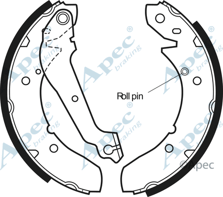 Brake Shoe Set (SHU311)