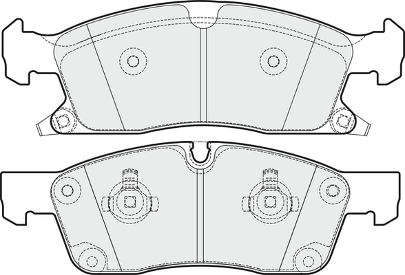 Brake Pad Set, disc brake (PD3830)