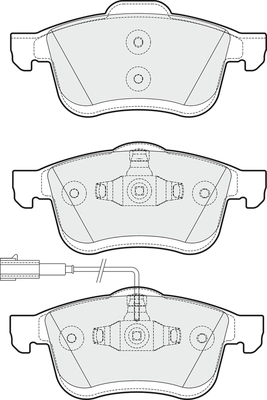 Brake Pad Set, disc brake (PD3273)