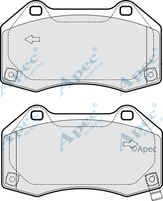 Brake Pad Set, disc brake (PAD2200)