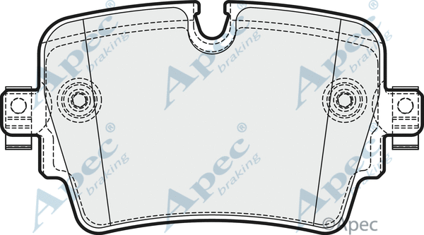 Brake Pad Set, disc brake (PAD2046)