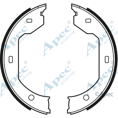 Brake Shoe Set, parking brake (SHU666)