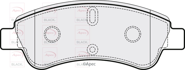 Brake Pad Set, disc brake (PAD1198B)