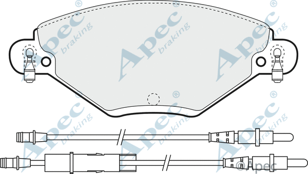 Brake Pad Set, disc brake (PAD1259)