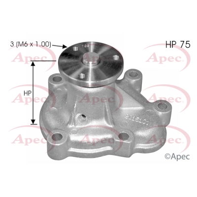 Water Pump, engine cooling (AWP1409)