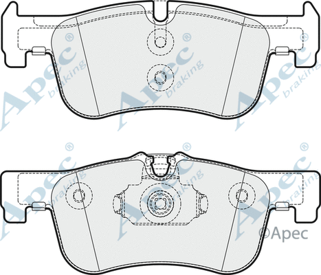 Brake Pad Set, disc brake (PAD1876)