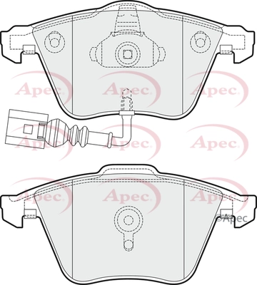 Brake Pad Set, disc brake (PAD1531)
