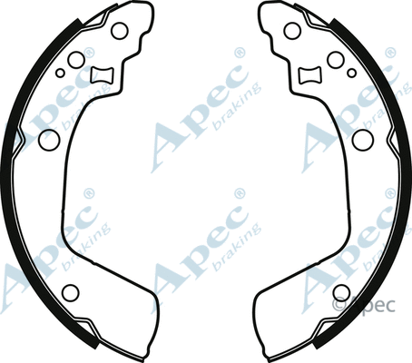 Brake Shoe Set (SHU814)