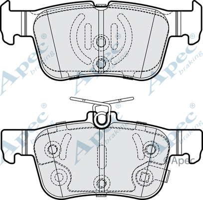 Brake Pad Set, disc brake (PAD2284)