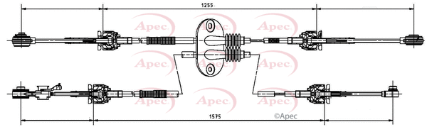 Cable Pull, manual transmission (CAB7027)