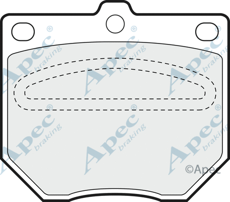 Brake Pad Set, disc brake (PAD456)