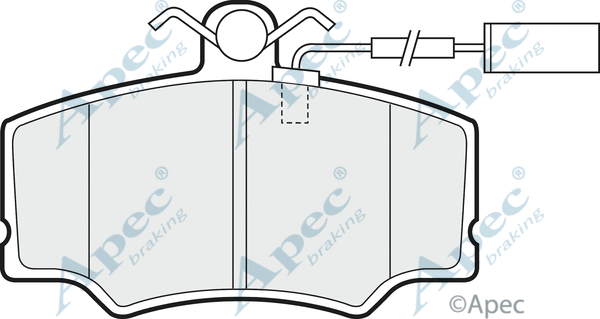 Brake Pad Set, disc brake (PAD691)