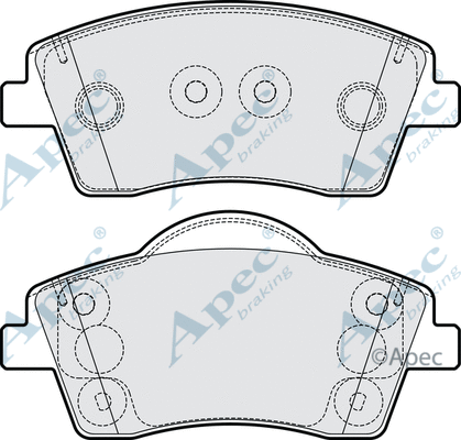 Brake Pad Set, disc brake (PAD2301)