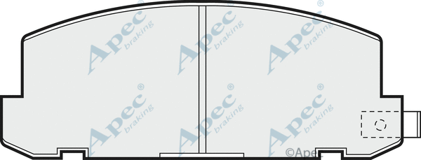 Brake Pad Set, disc brake (PAD514)