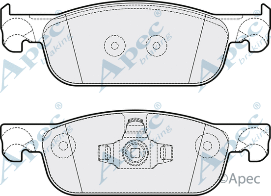 Brake Pad Set, disc brake (PAD2127)