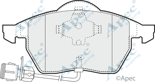 Brake Pad Set, disc brake (PAD789)