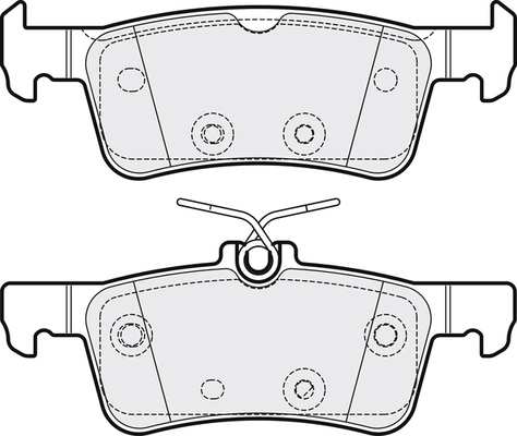Brake Pad Set, disc brake (PD3848)