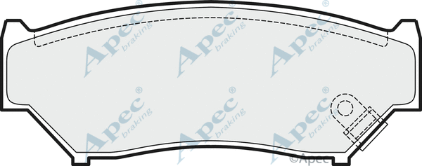 Brake Pad Set, disc brake (PAD1520)