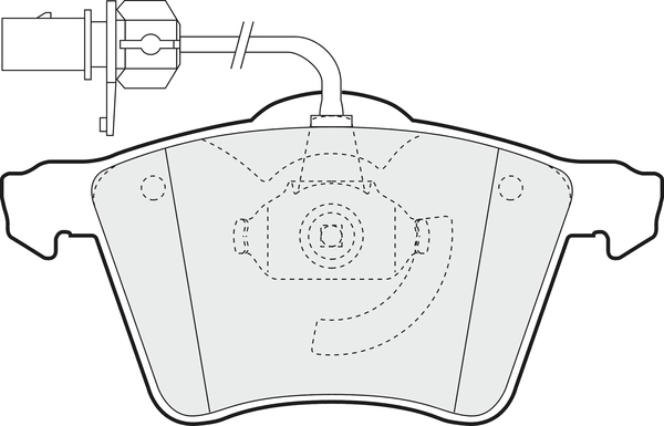 Brake Pad Set, disc brake (PD3046)