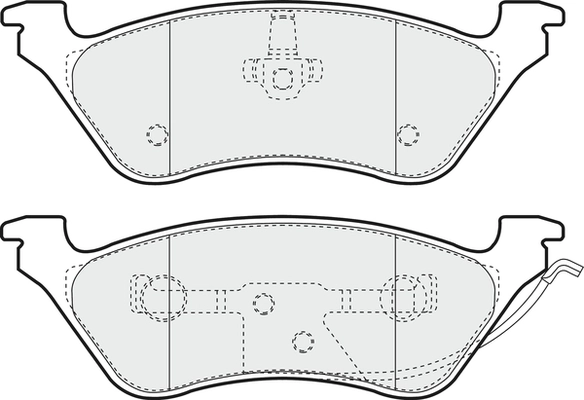 Brake Pad Set, disc brake (PD3544)